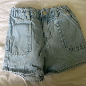 Light Blue Denim Kids Shorts